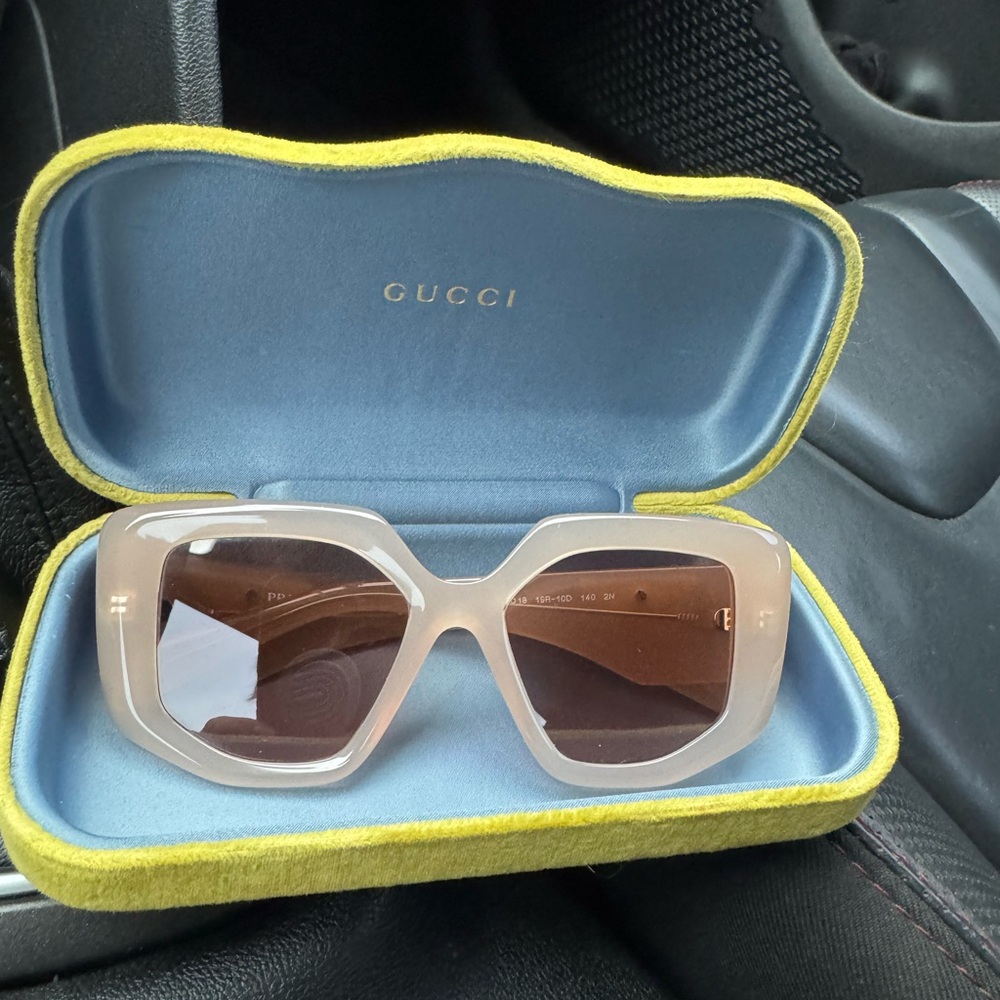 Prada Sunglasses With Gucci Case